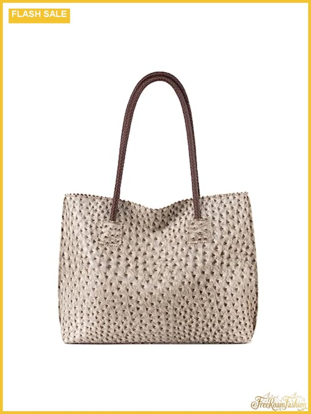 Large Vegan Leather Tote Bag for Women with Zipper Shoulder Purse